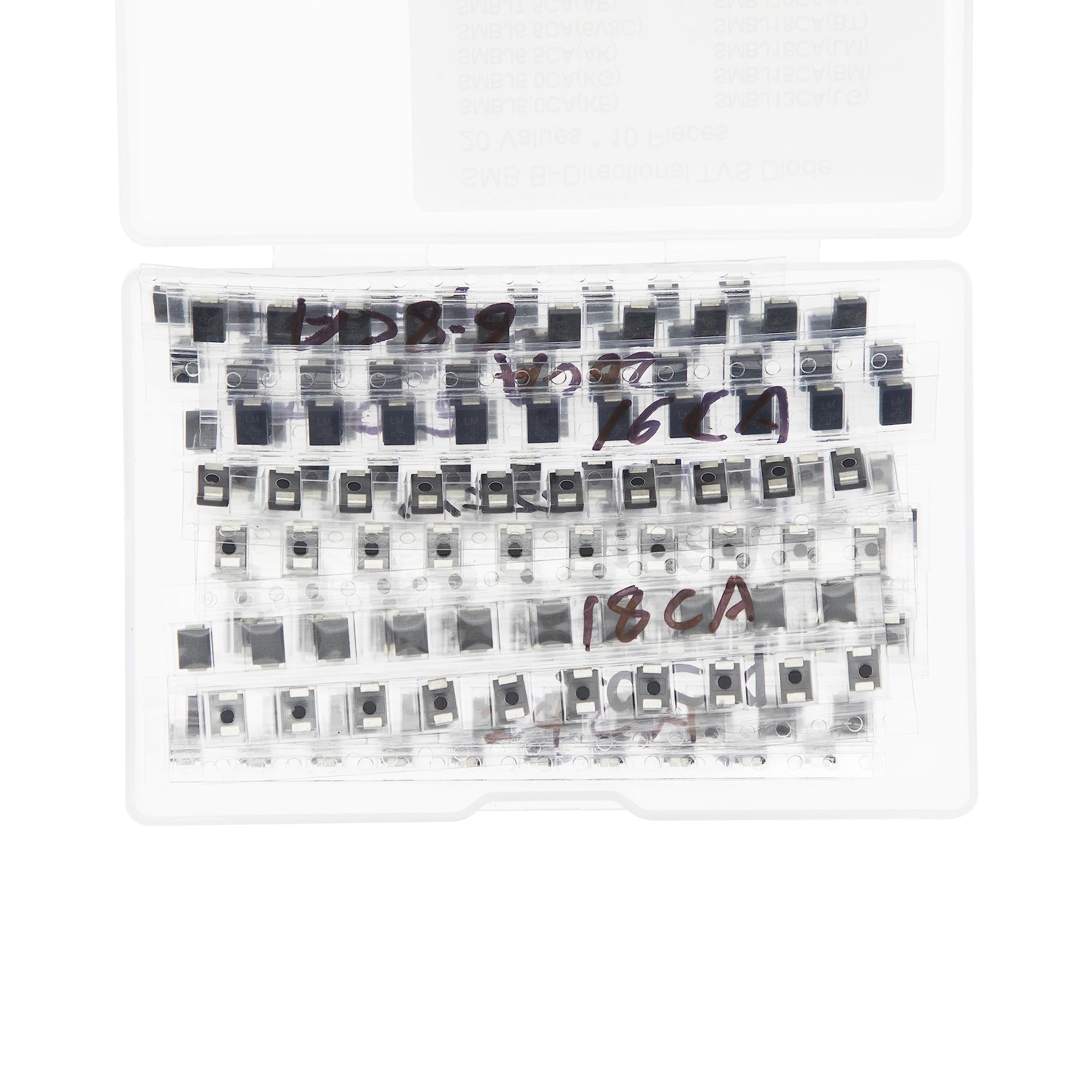 Kit diodi TVS SMA 400W bidirezionale protezione ESD montaggio superficiale