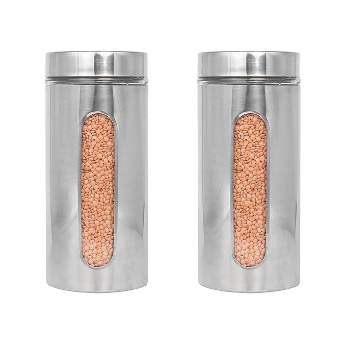 Buy Femora Femora Glass Window Jars for Kitchen Storage Kitchen Storage