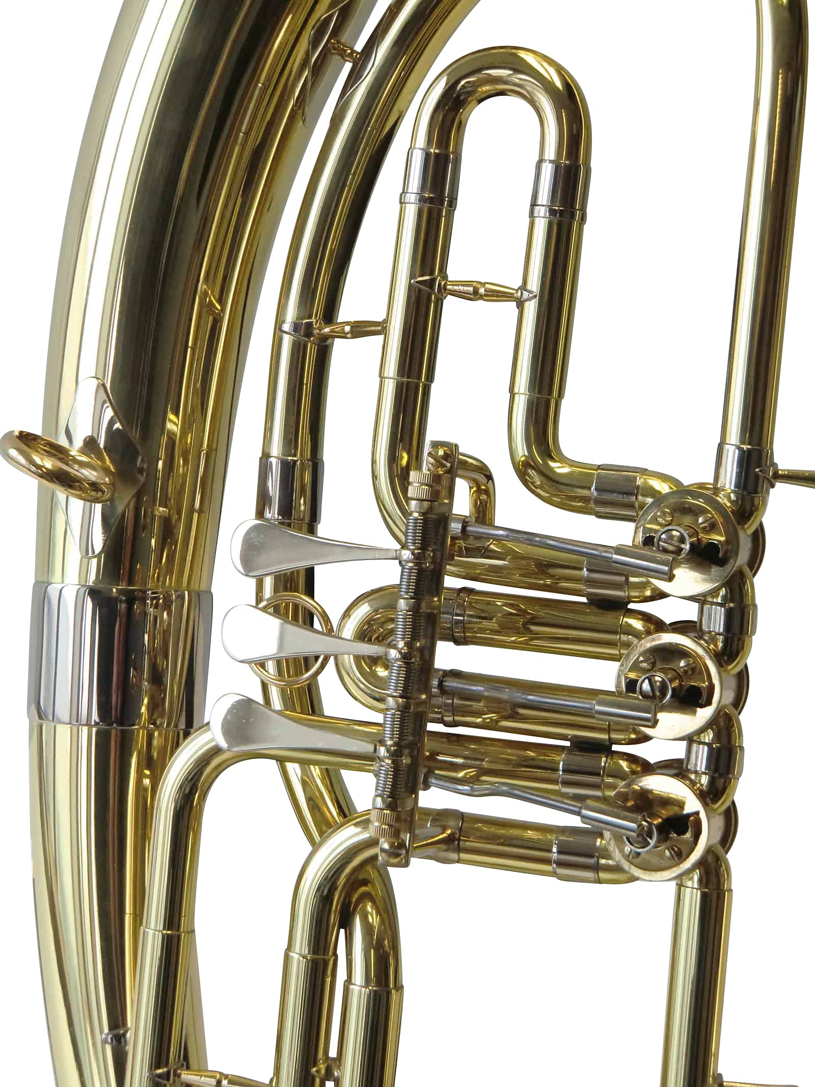 Tenorhorn/Tenor Horn Gold/Silber, Minibalgelenk, inkl. Luxus-Hartschalenkoffer, Neu