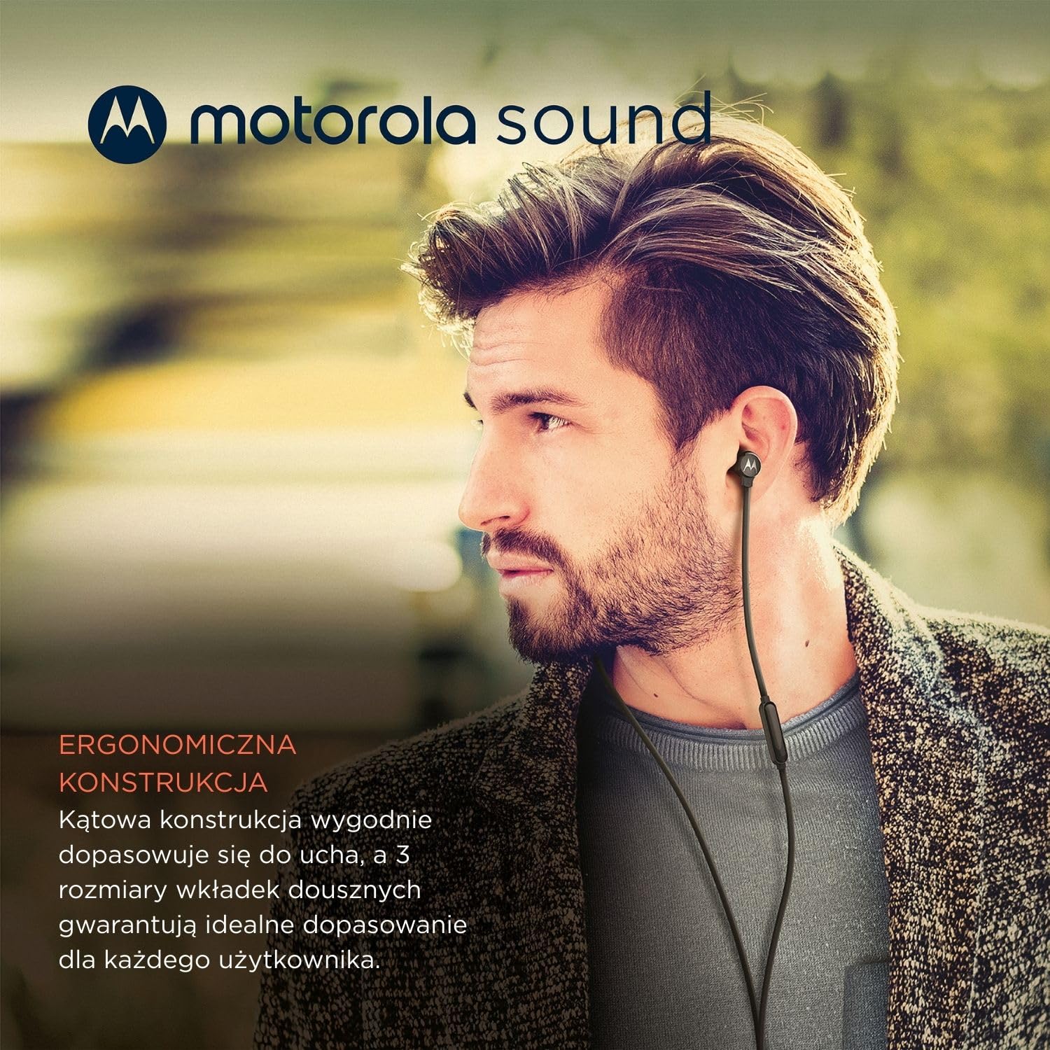 Motorola Słuchawki douszne 3C-S czarne USB-C