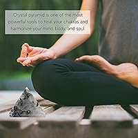 Vista 301 de Amazing Gemstone Amethyst Pyramid Crystal Healing Stones - 2" Great Pyramid Figurine of Natural Stone Pyramid for Meditation, Reiki, Chakra