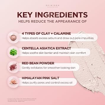 [Hudson's Pick] SKIN1004 Poremizing Quick Clay Stick Mask, Facial Clay Mask for Pores, Centella Clay Stick for Pore Minimizing, Pink Pore Mud Mask for Sebum Control, Korean Skin Care, 0.95 oz / 27g
