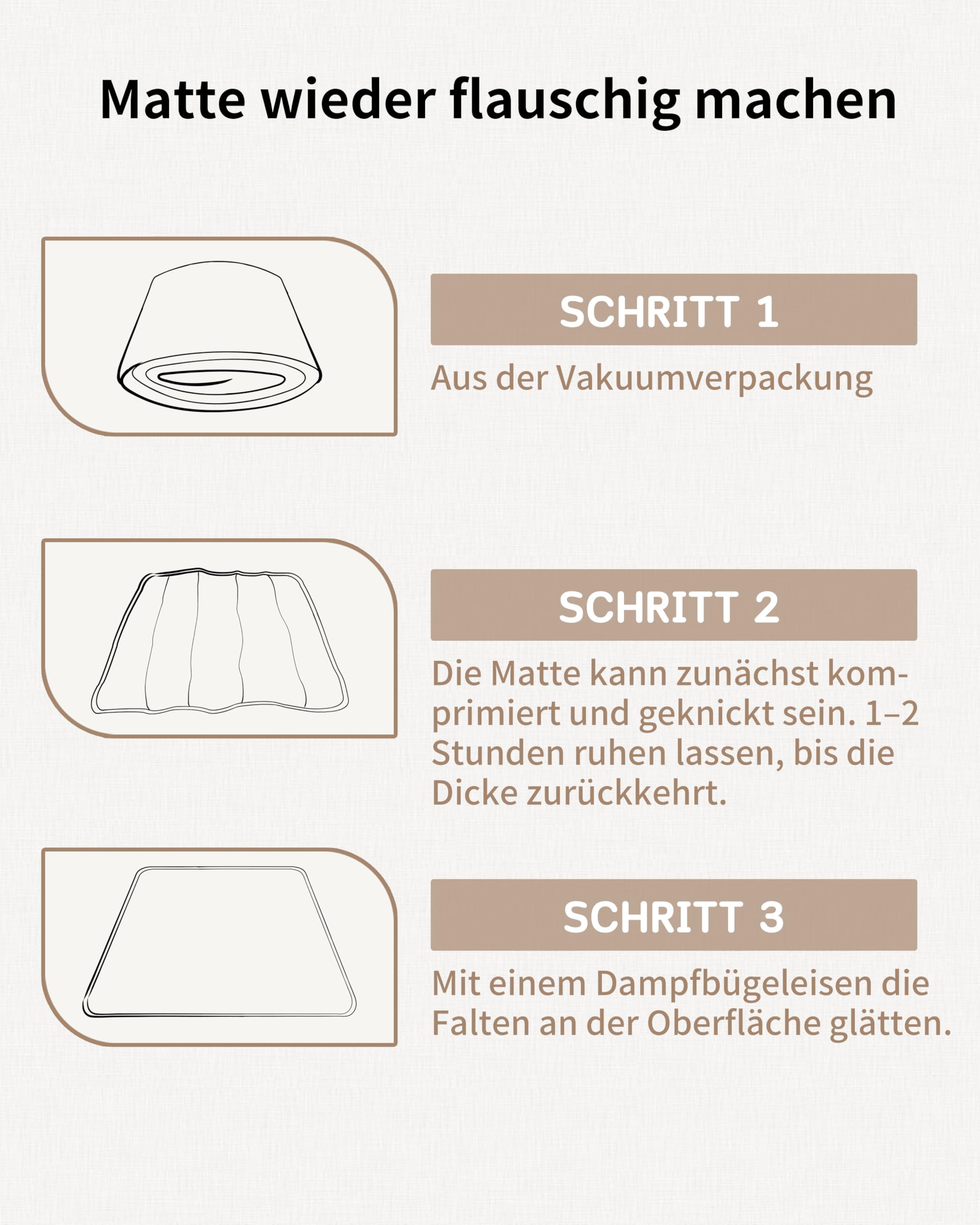 Fortella Krabbelmatte Baby Faltbar 120x120cm, Verdickte rutschfeste Krabbeldecke für Baby Schaumstoff, Spielmatte für Laufstall, Waschbare Spieldecke Kinderteppich Bodenmatte Babyzimmer (Waldbraun)