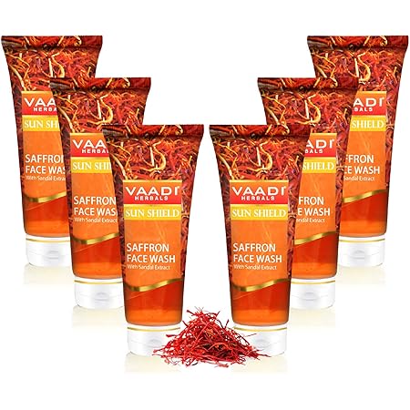 vaadi saffron face wash