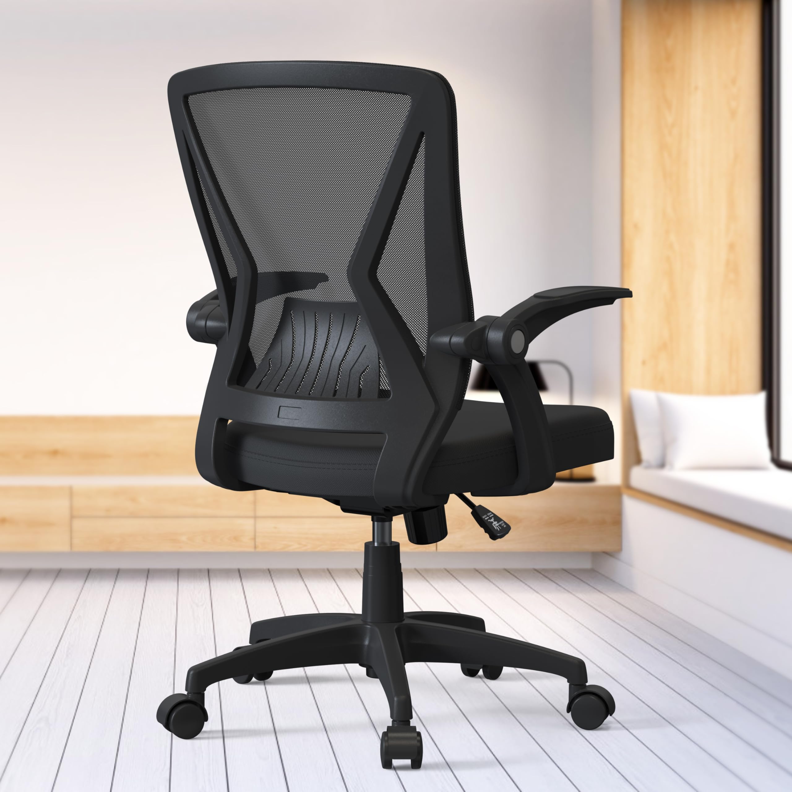 Amazon.com: Ergonomic Swivel Rolling Office Computer Desk Chair with ...