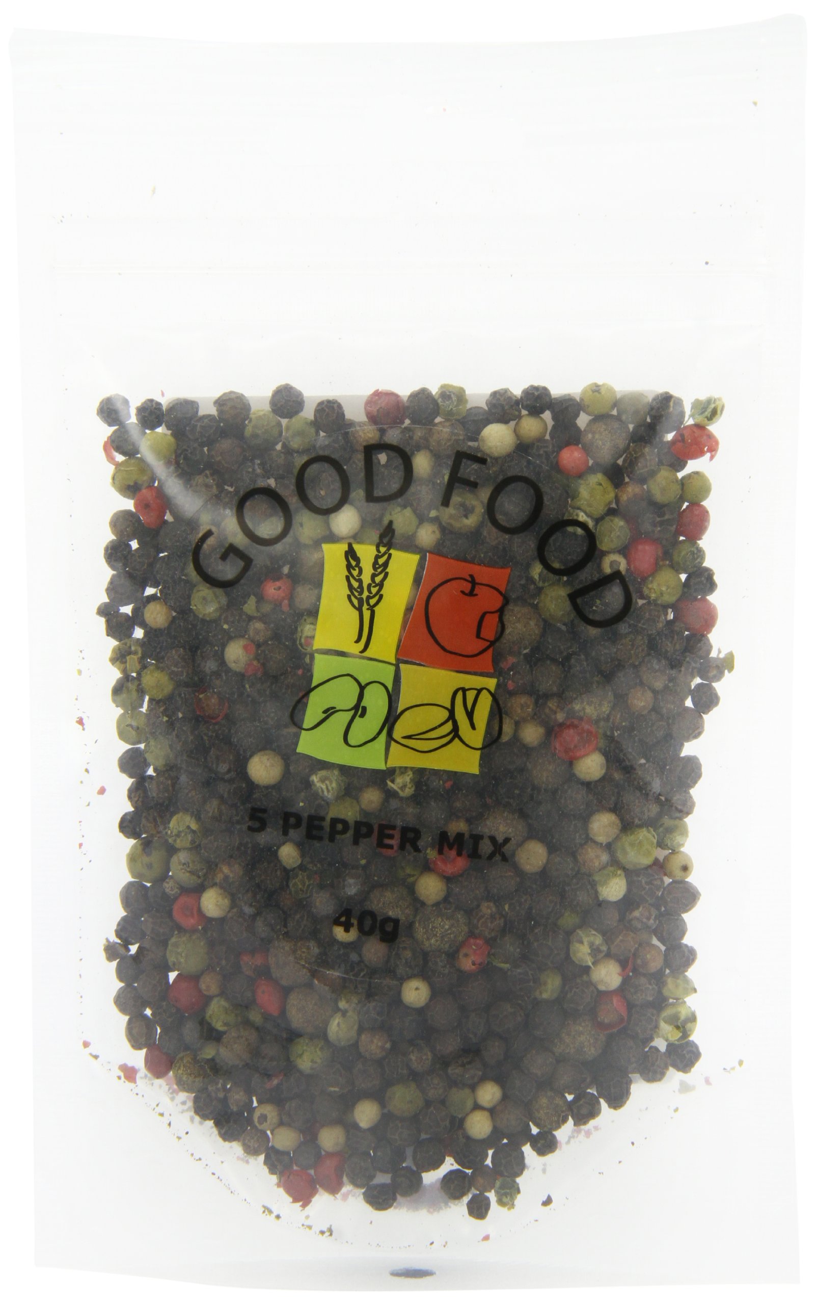 Mintons Good Food Pre-Packed 5 Pepper Mix 40 g (Pack of 10)