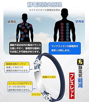 Amazon | [Joystech] 静電気 除去ブレスレット 【2024年11月新