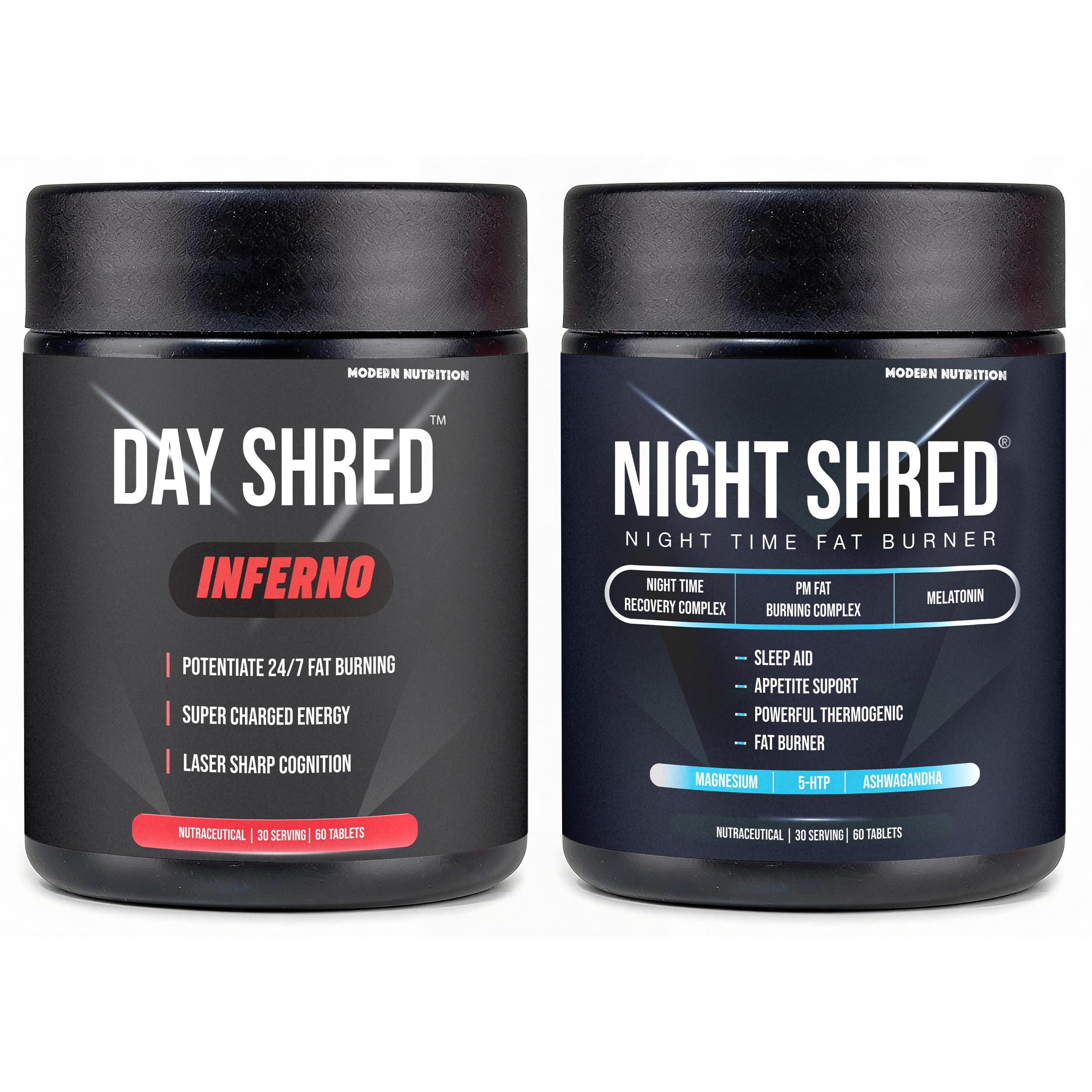 Inferno & Night Shred | Support Weight Management For Men Women | Metabolic Support | 120 Tab-image-24
