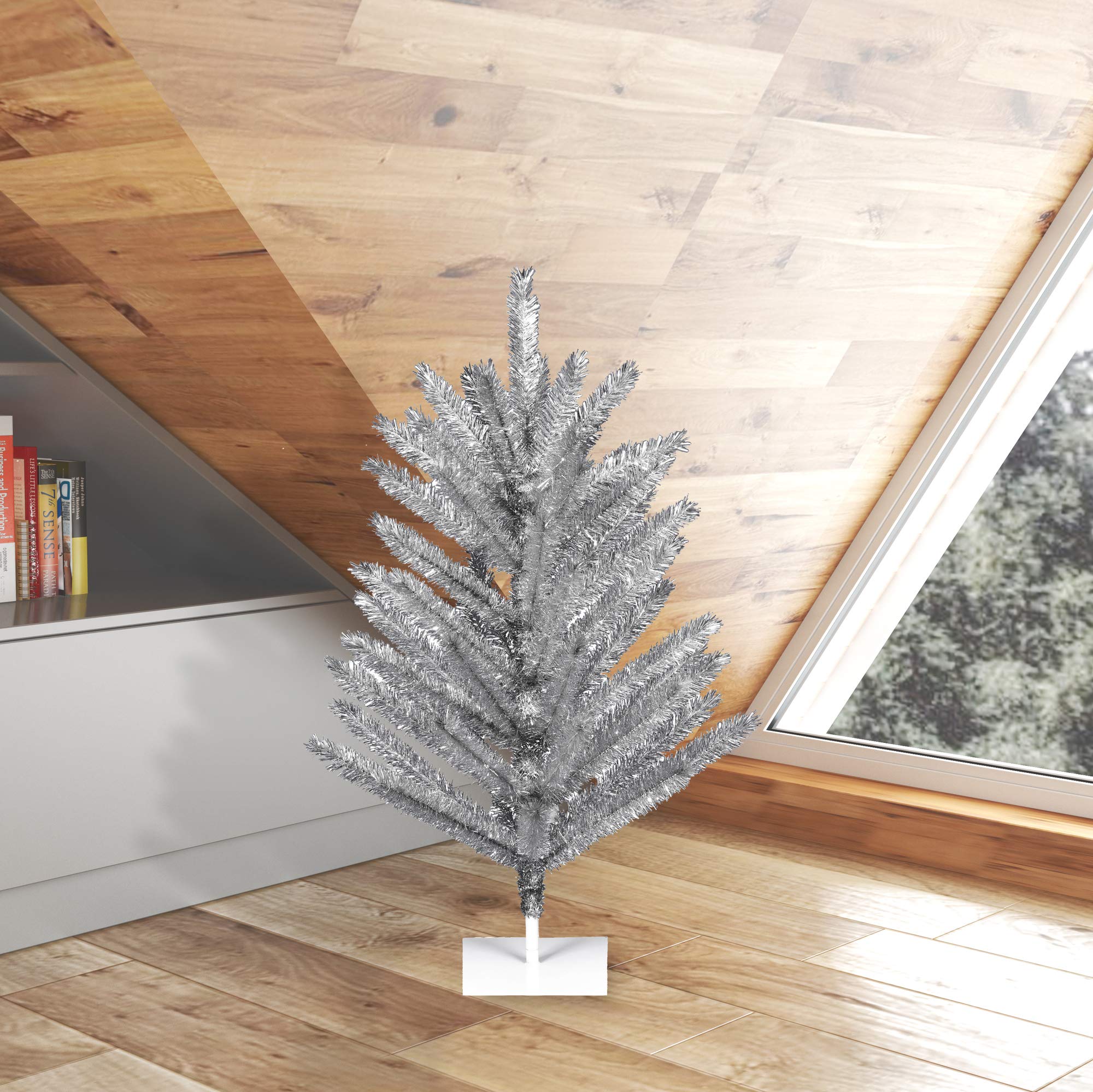 Amazon.co.jp: Vickerman K196330 ビンテージアルミクリスマスツリー