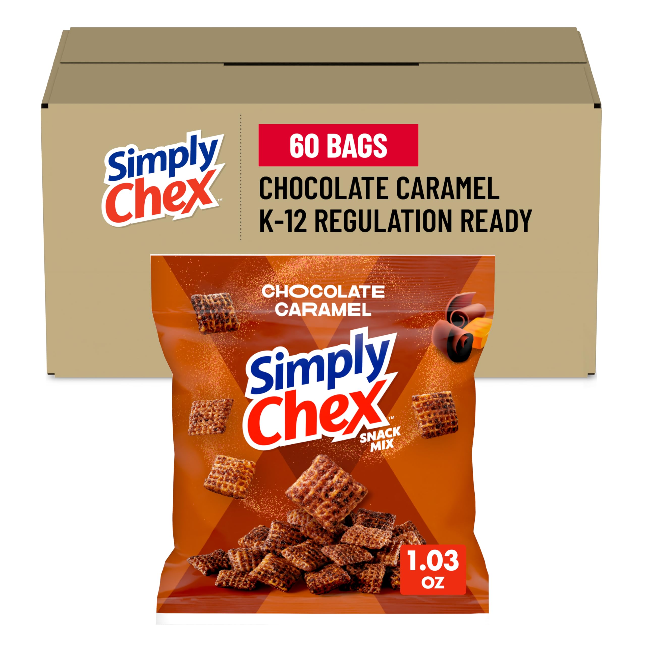 Amazon.com : Simply Chex Mix, Chocolate Caramel, 1.03 Oz, (Pack of