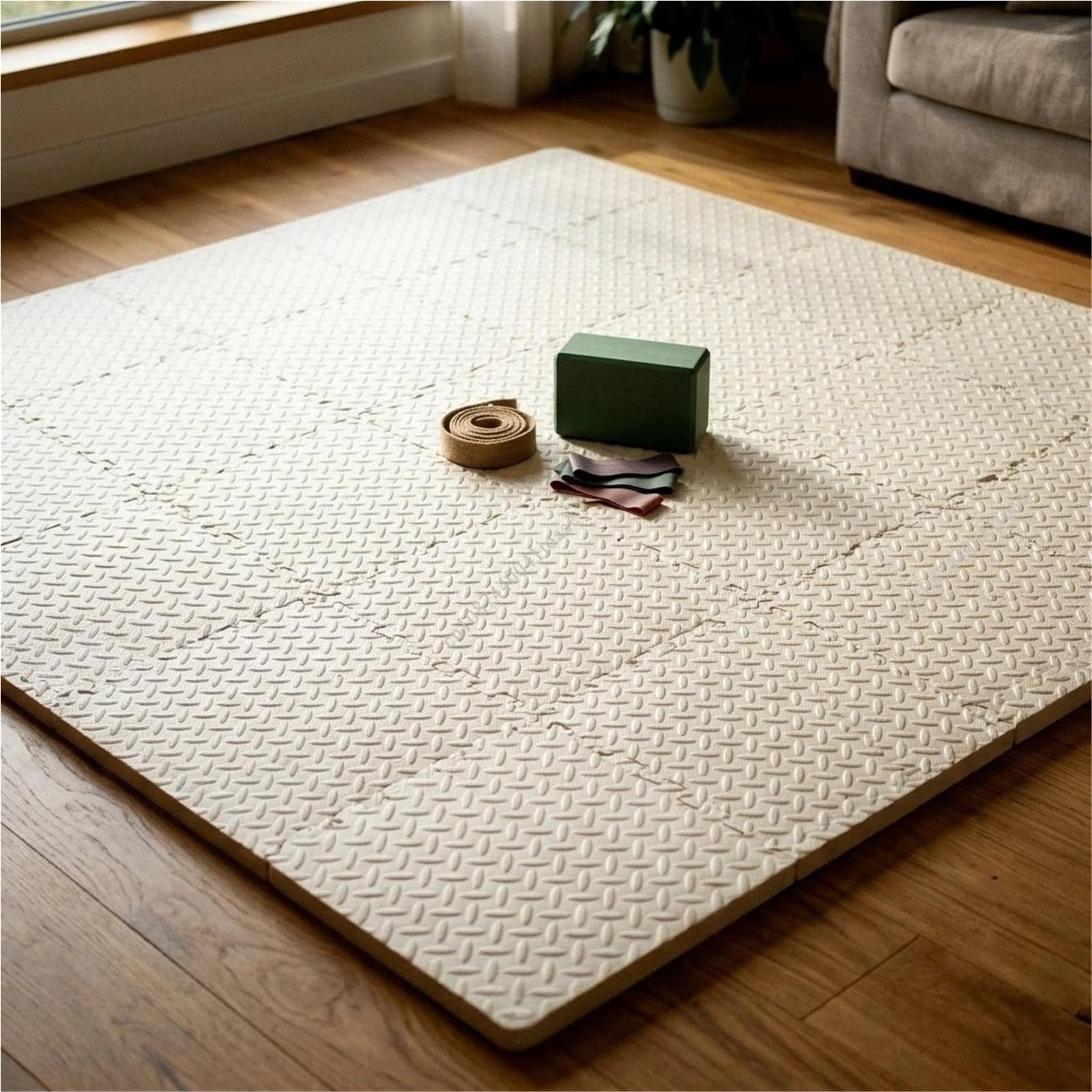Tappeto Da Fitness A Puzzle Tappetini EVA 8/12/16 pezzi 30x30x1 cm Piastrelle ad incastro antiscivolo for la protezione delle attrezzature da palestra