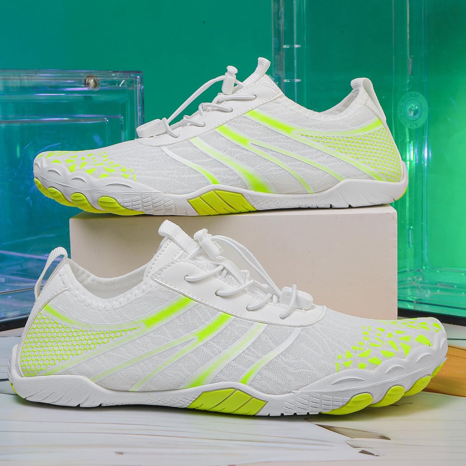 Hike Barefoot Shoes for Womens Men,Quick Dry Water Shoes,Beach Pool Aqua Swim Surf Hiking Walking Shoe,Non-Slip Athletic Footwear Wide Toe Water Shoe - Image 2