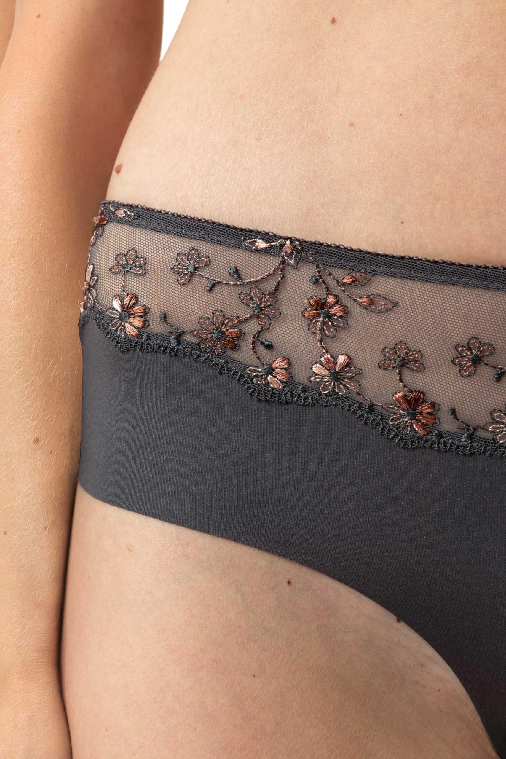 Mey Damen Hipster mit Spitze Serie Delightful