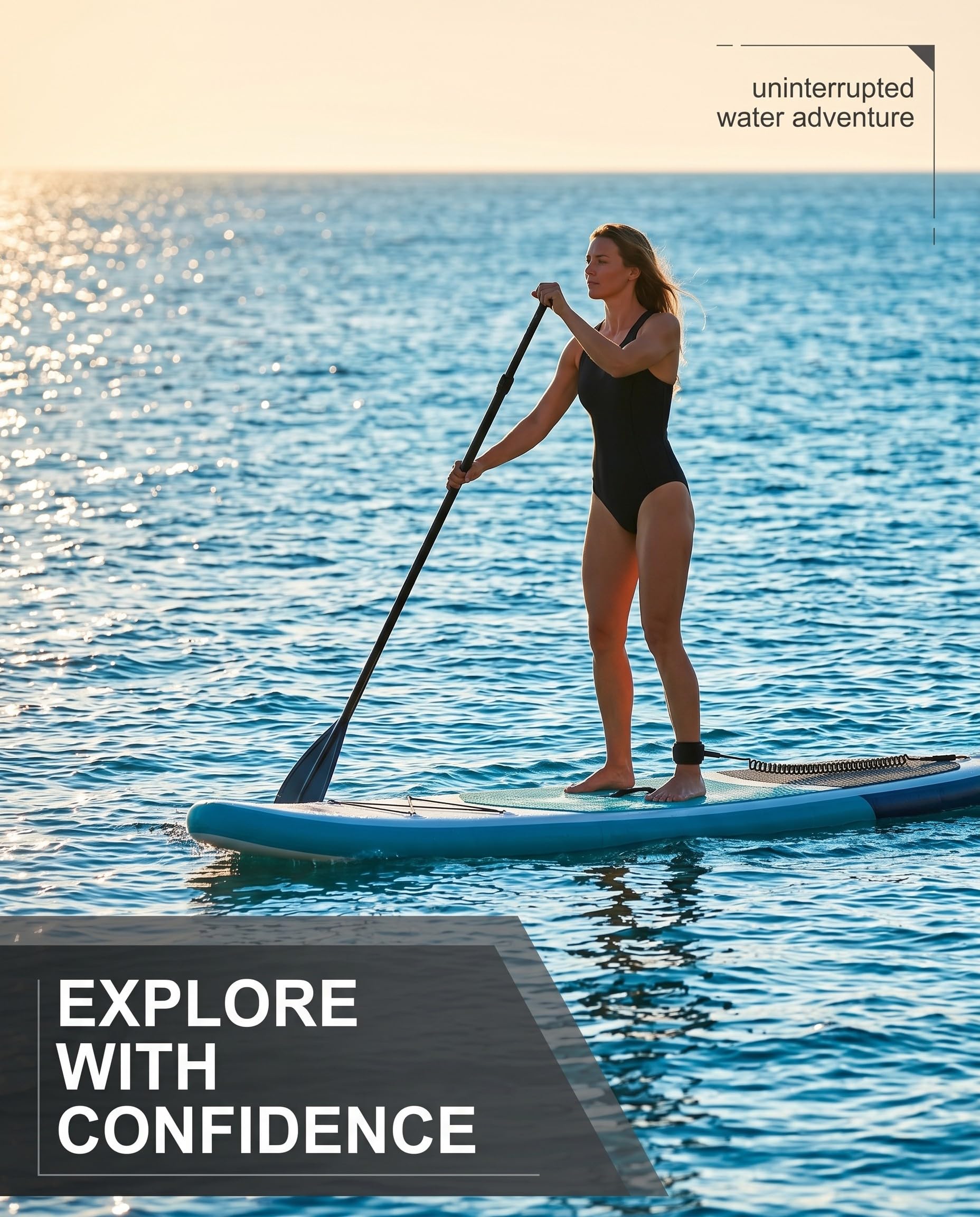 Corda Traino SUP & Kayak 1 Pz Nero 5,5 mm – Fibra Sintetica Resiliente al Sale, Design Anti-Attorcigliamento per Controllo Rapido in Onda e Recupero Sicuro