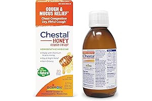 Chestal Honey Adult Cold and Cough Syrup for Nasal and Chest Congestion,...