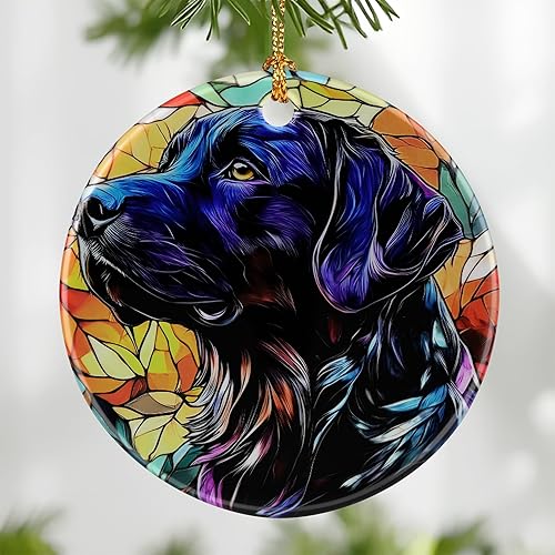 Black Labrador Retriever Ornament, Christmas Ornament – Christmas Tree Decor,