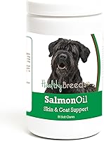 Vista 237 de Healthy Breeds Golden Retriever - Aceite de salmón masticable suave, 90