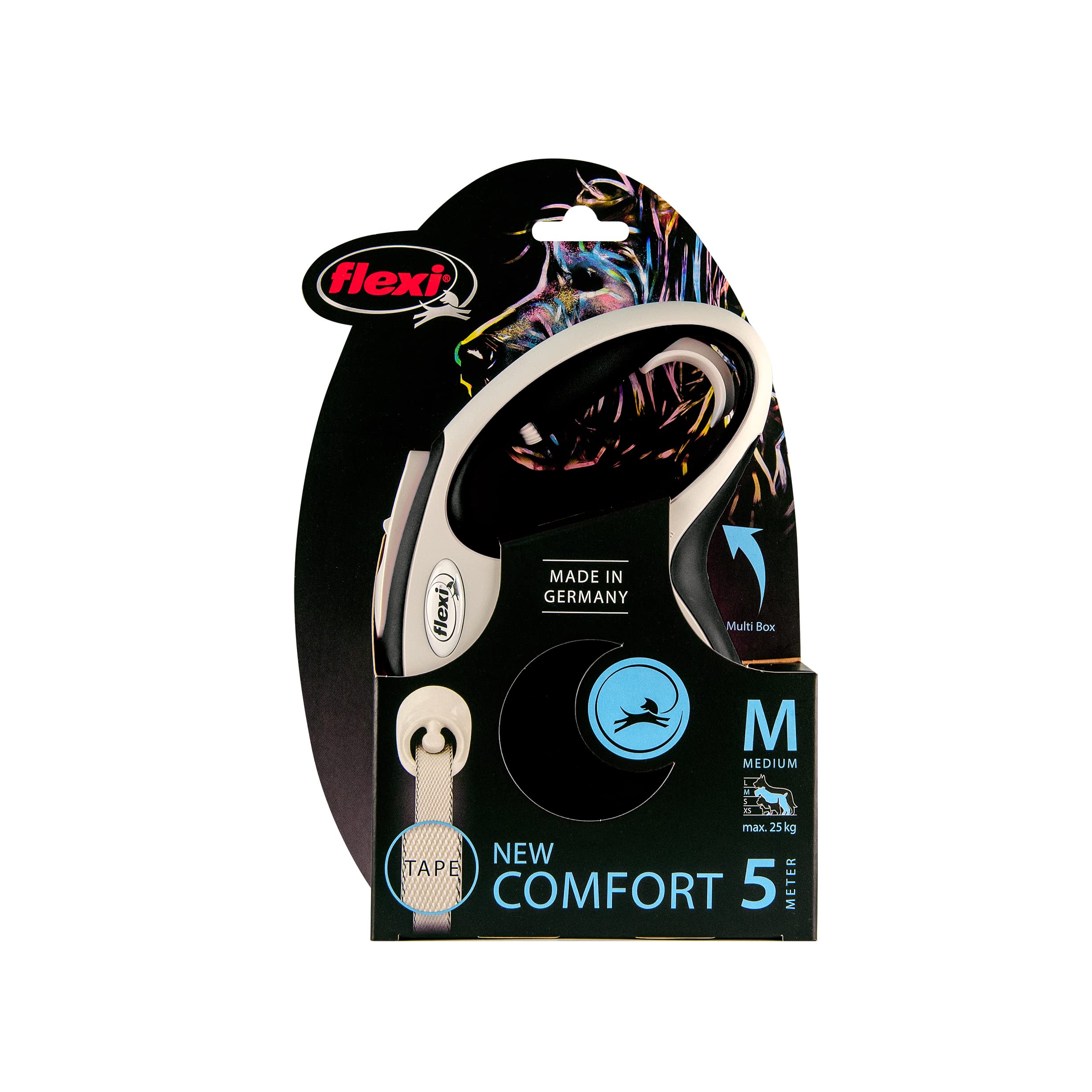 Flexi Nuovo Comfort Guinzaglio Retrattile Con Cavo 8 Metri - Per Cani Fino 20kg - Foto 2