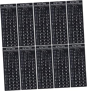 Lurrose 10pcs Keyboard Stickers Present Stickers Keypad for Laptop Stickers Keyboard Label Stickers Keyboard Cover Skin Keyboard Skin for Laptop Computer Accessories Keyboard Layout