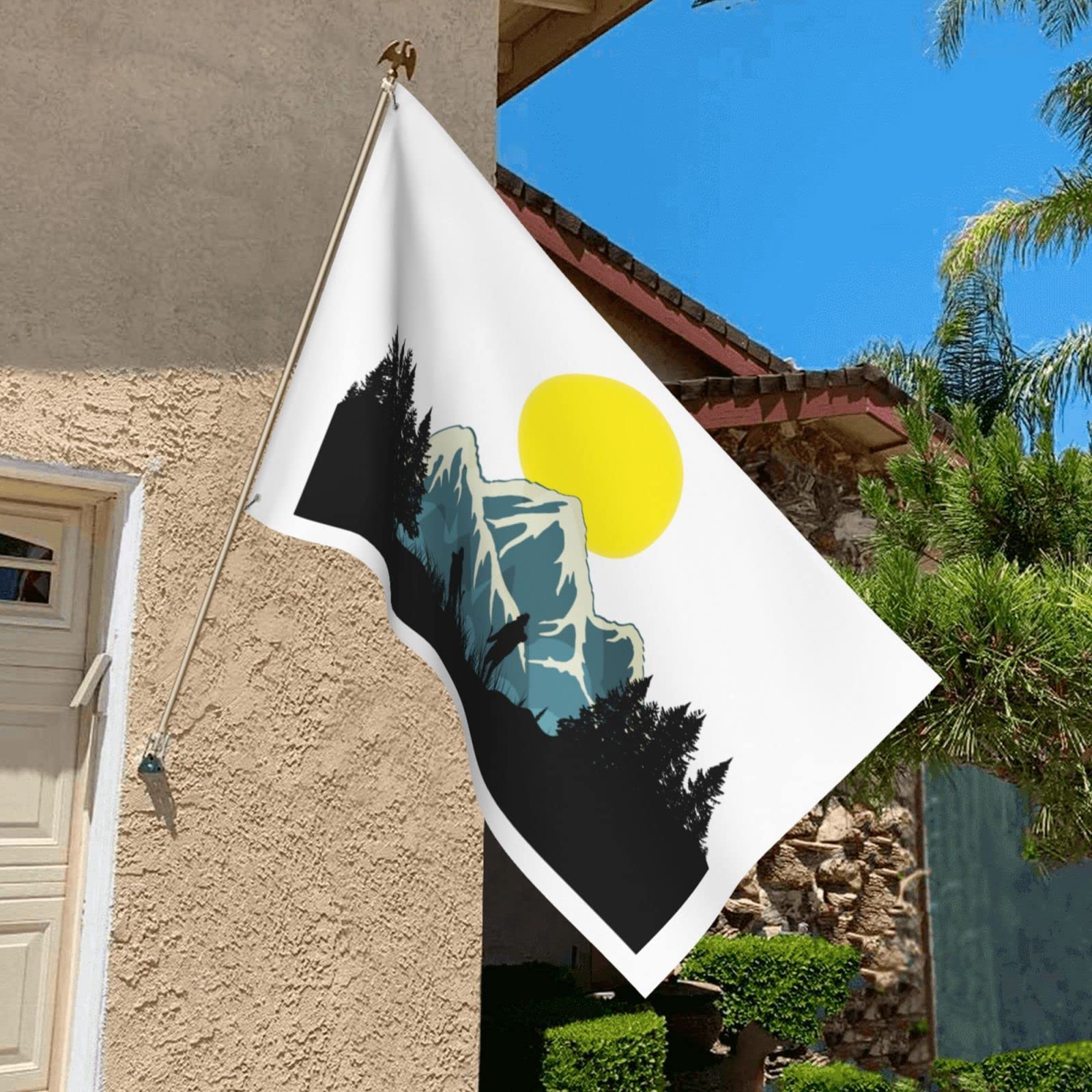 Amazon.com : Hiking Mountain Flag 3x5 Ft Double-Sided Durable