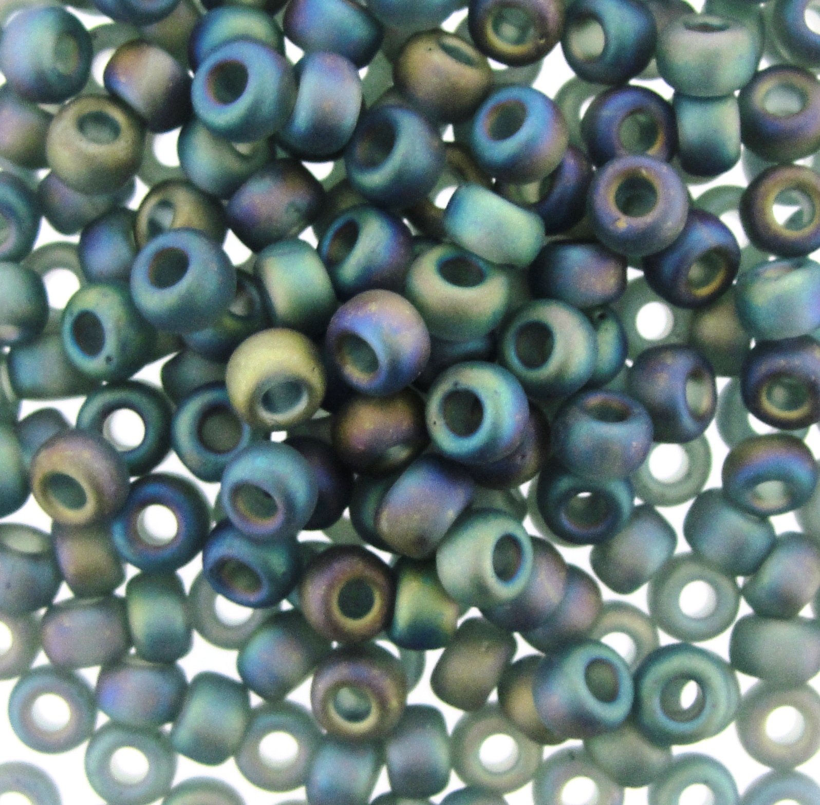 MATTE TRANS GREY AB MIYUKI SEED BEADS APPX 20GM TUBE 6/0 ROUND by Beadalgo