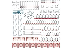 1/4 Inch Versatile Pegboard Accessories Organizer Kit