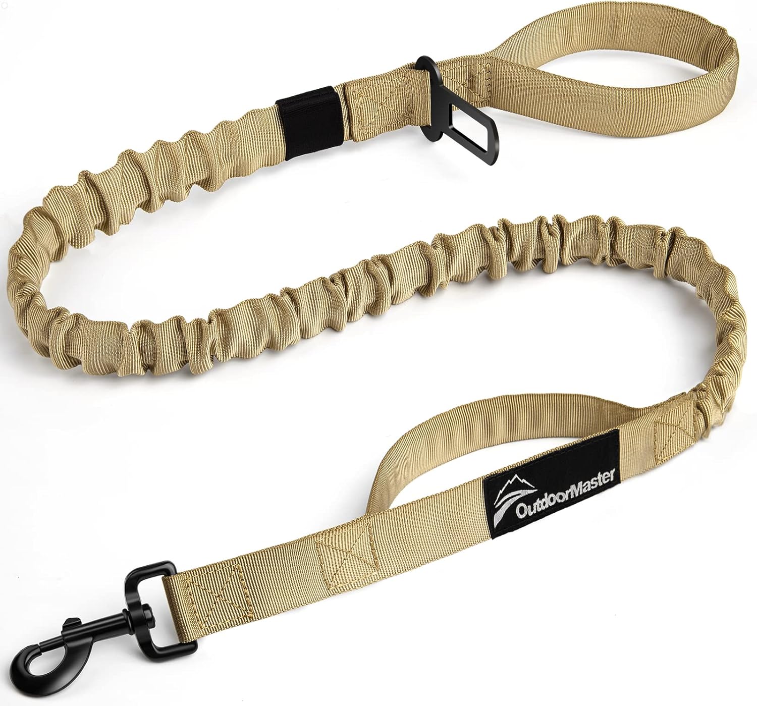 OutdoorMaster Bungee Dog Leash, Heavy Duty Dog Leash with