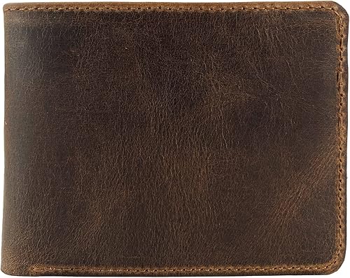 Miniatura 2 de Hide & Drink, Billetera plegable hecha a mano de cuero de grano completo, delgada, compacta, delgada para bolsillo o bolsa, almacena dinero,