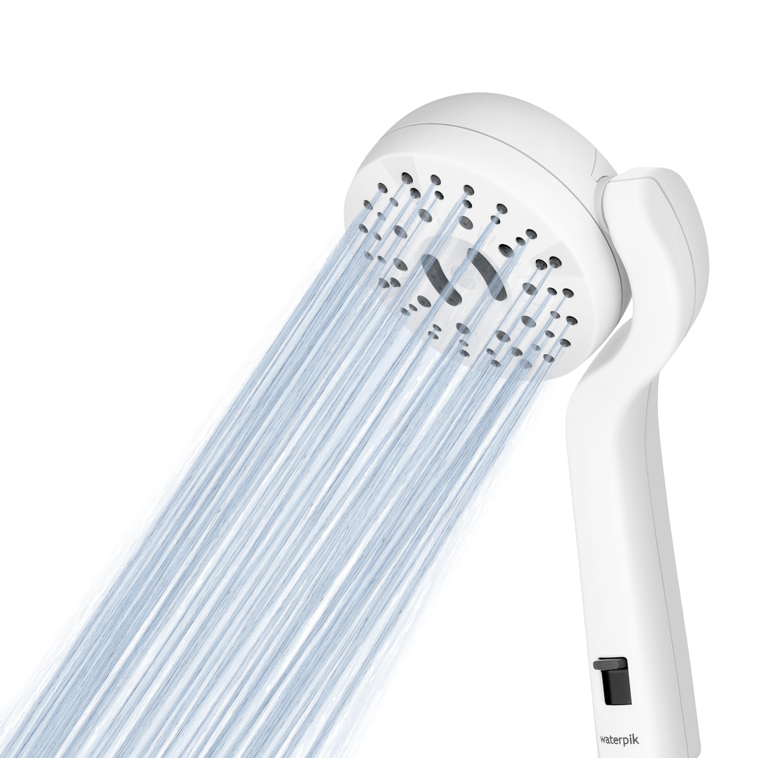 Waterpik Transform Pivoting RV Shower Head with Ultra-Flexible Hose and Pause Switch, Great for Campers, Trailers, Boats, 5-Mode with High Pressure Sprays, White, PHR-551E