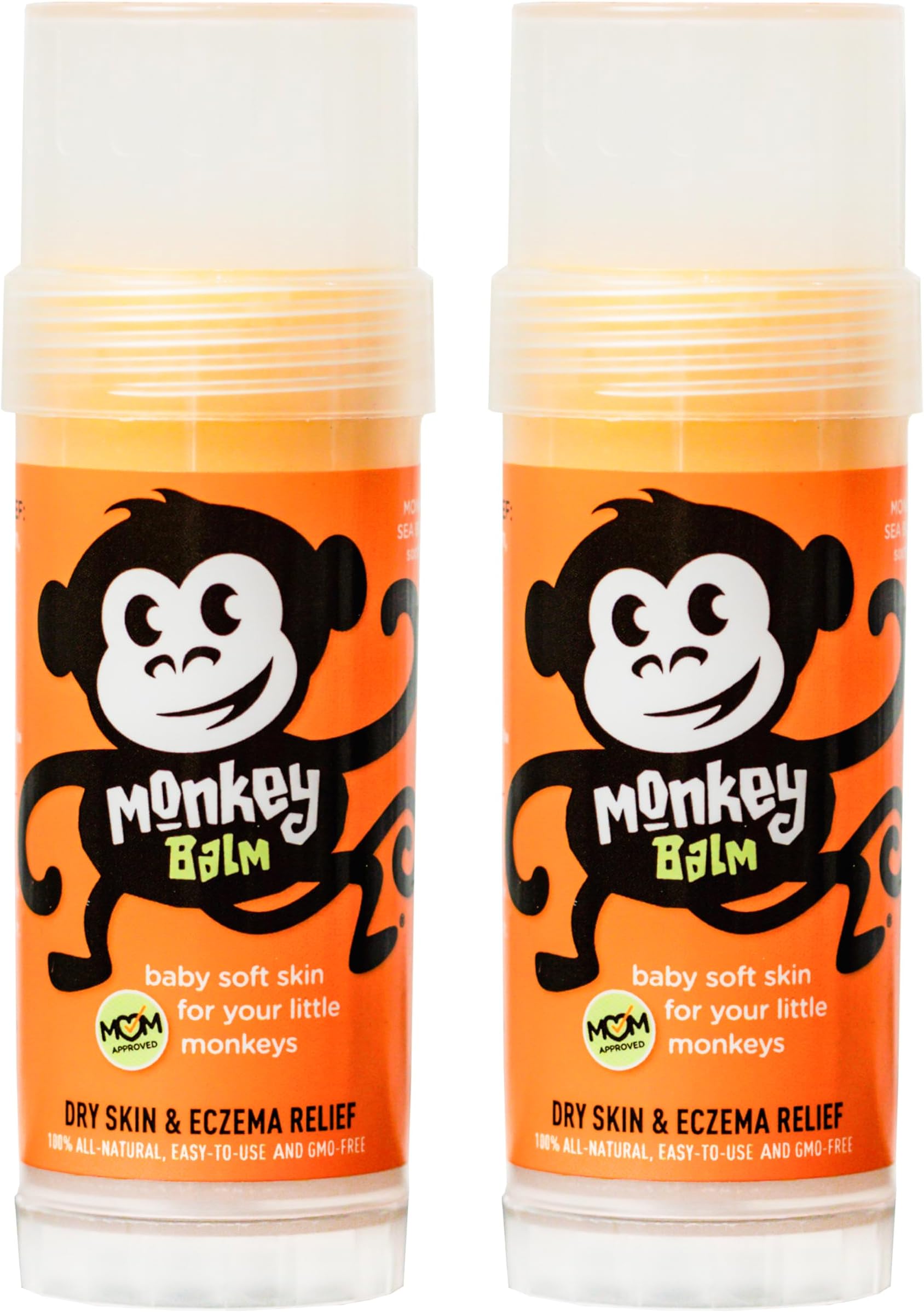 ITAY &qu Balmers Monkey Balm, Organic Sea Buckthorn Eczema Remedy Balm, 2-ounce, 2 Sticks