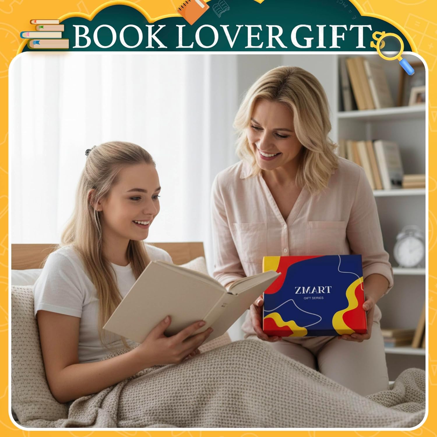 Zmart Writing Reading Gifts - Writing Book Socks for Writers Authors Men Women - Image 5