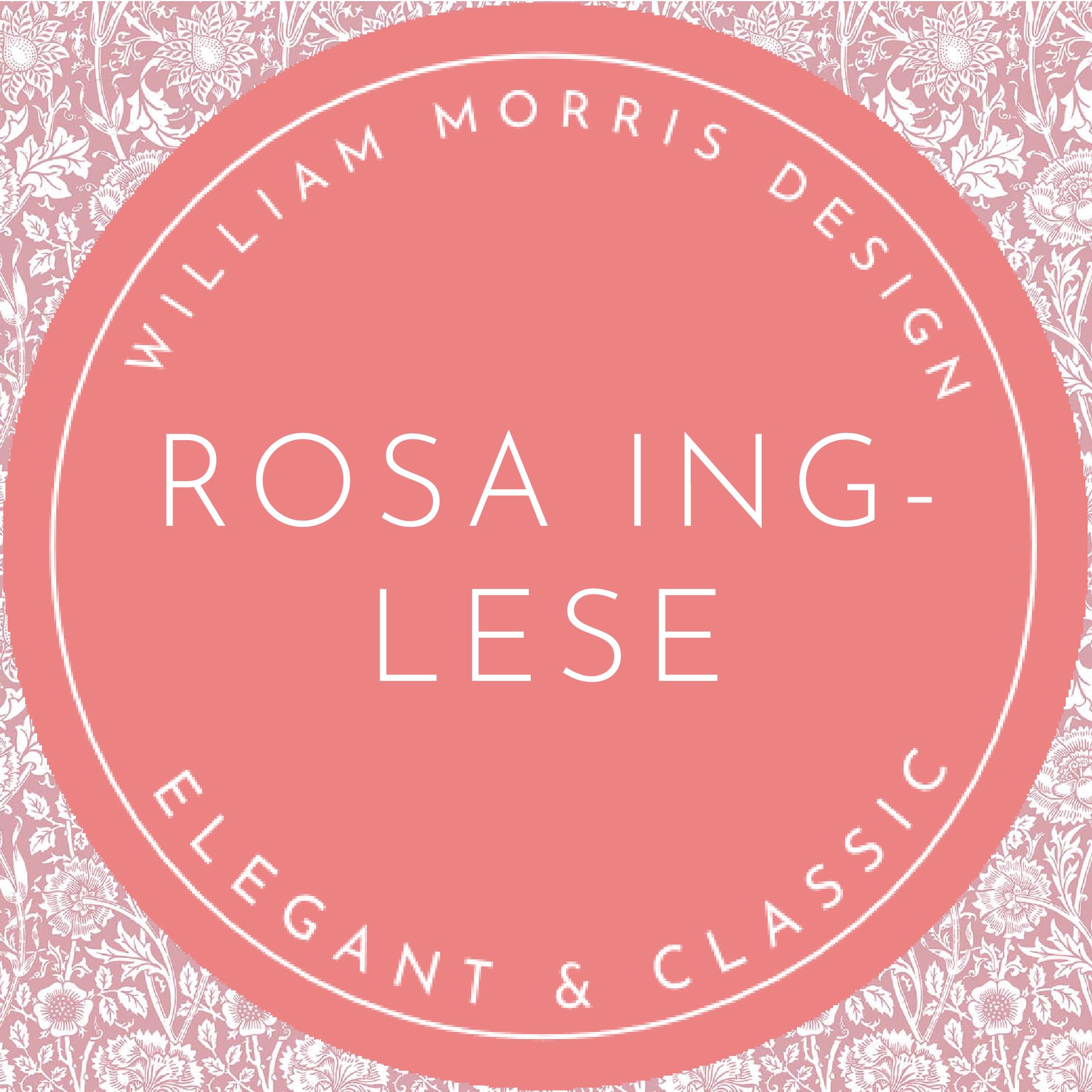 The Master Herbalist Fragranti Fodere per Cassetti Profumate Design William Morris | Confezione da 5 Fogli | Contiene Olio Essenziale (Rosa | Rosa di Eleboro, Folded)