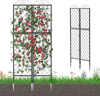 10 Mini Pergola Ideas for Small Gardens and Patios 32 Zhongma 2 Pack Metal Garden Trellises for Climbing Plants, 77.2 Inch Tal...