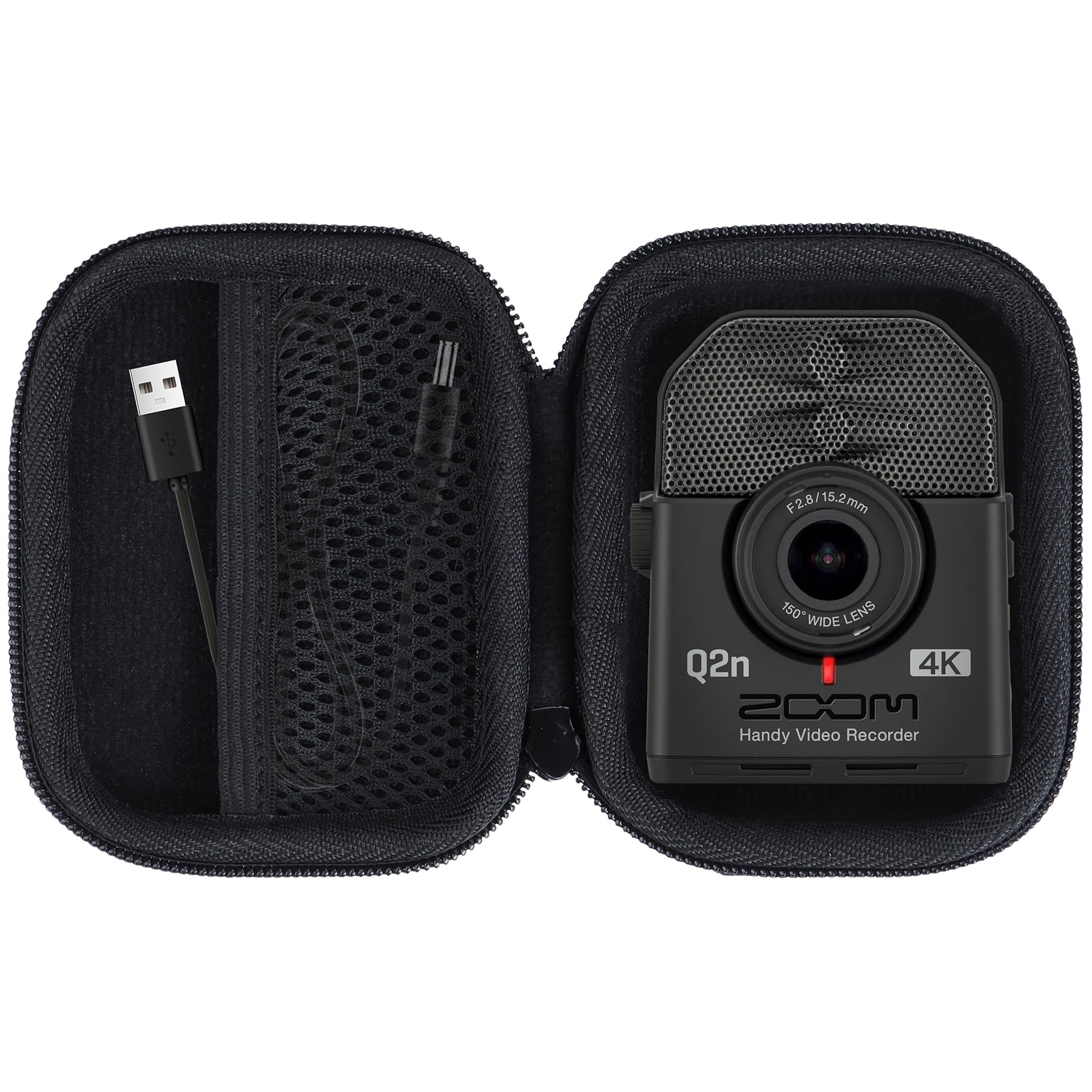Zoom Q2n-4K Étui Housse Cas Enregistreur 4K Compact