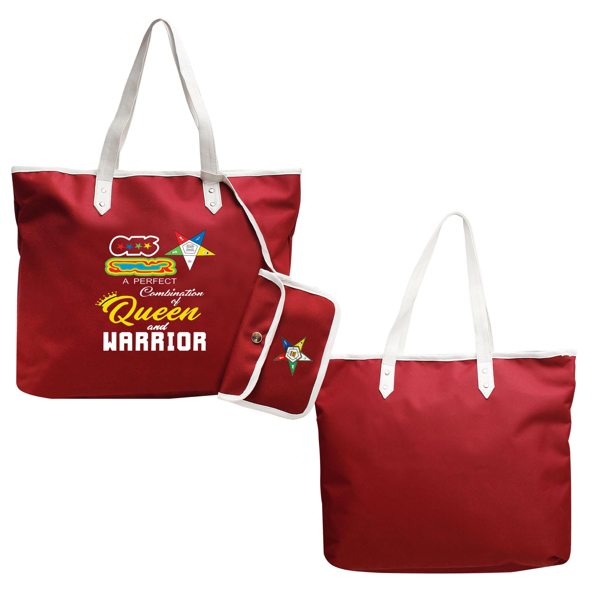 OES Tote Bag Queen Warrior Order Eastern Star Sisterhood Gift