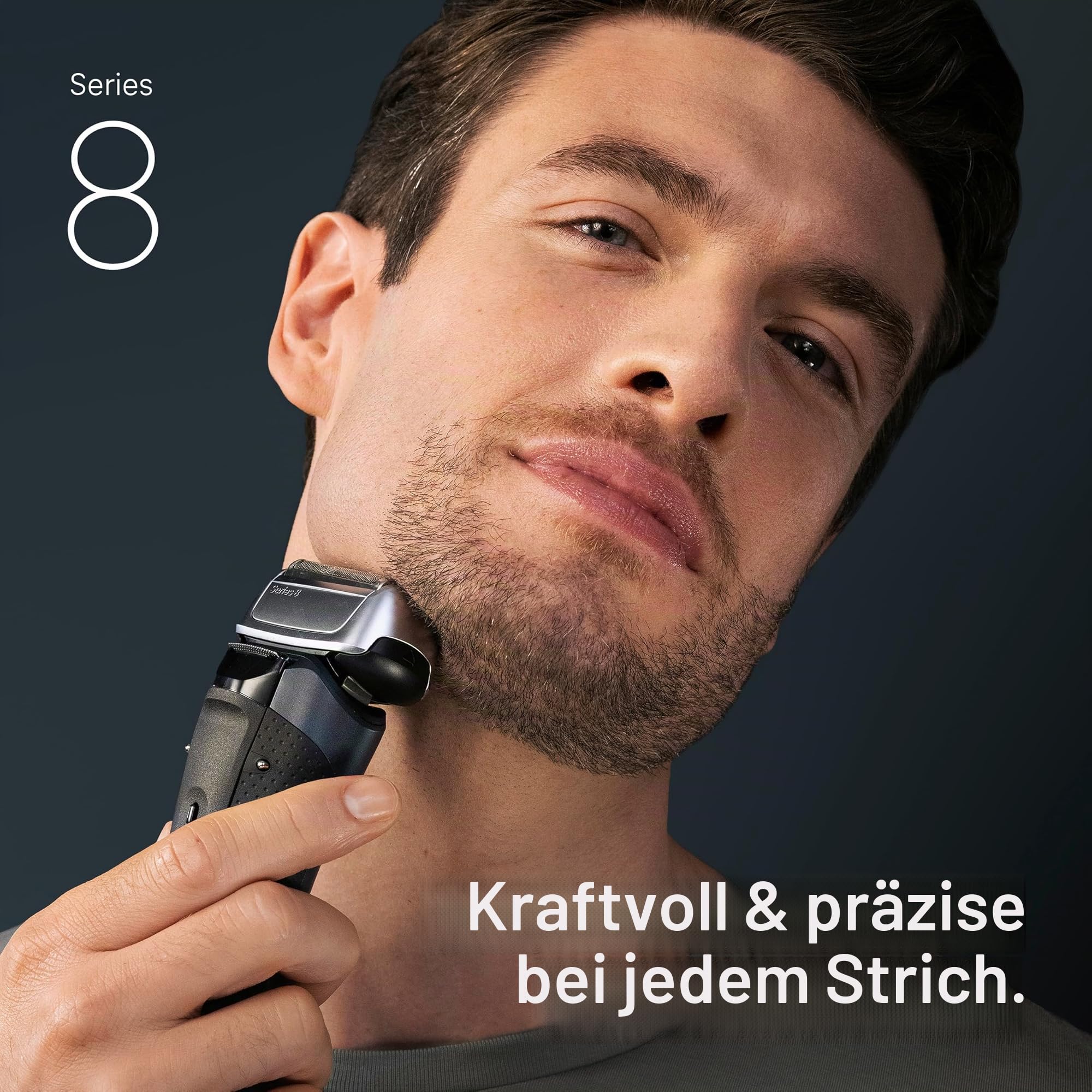 Braun Serie 8 Ersatzkopf für Elektrorasierer – 83 m – kompatibel mit Elektrorasierer 8370 cc, 8340s, 8350s
