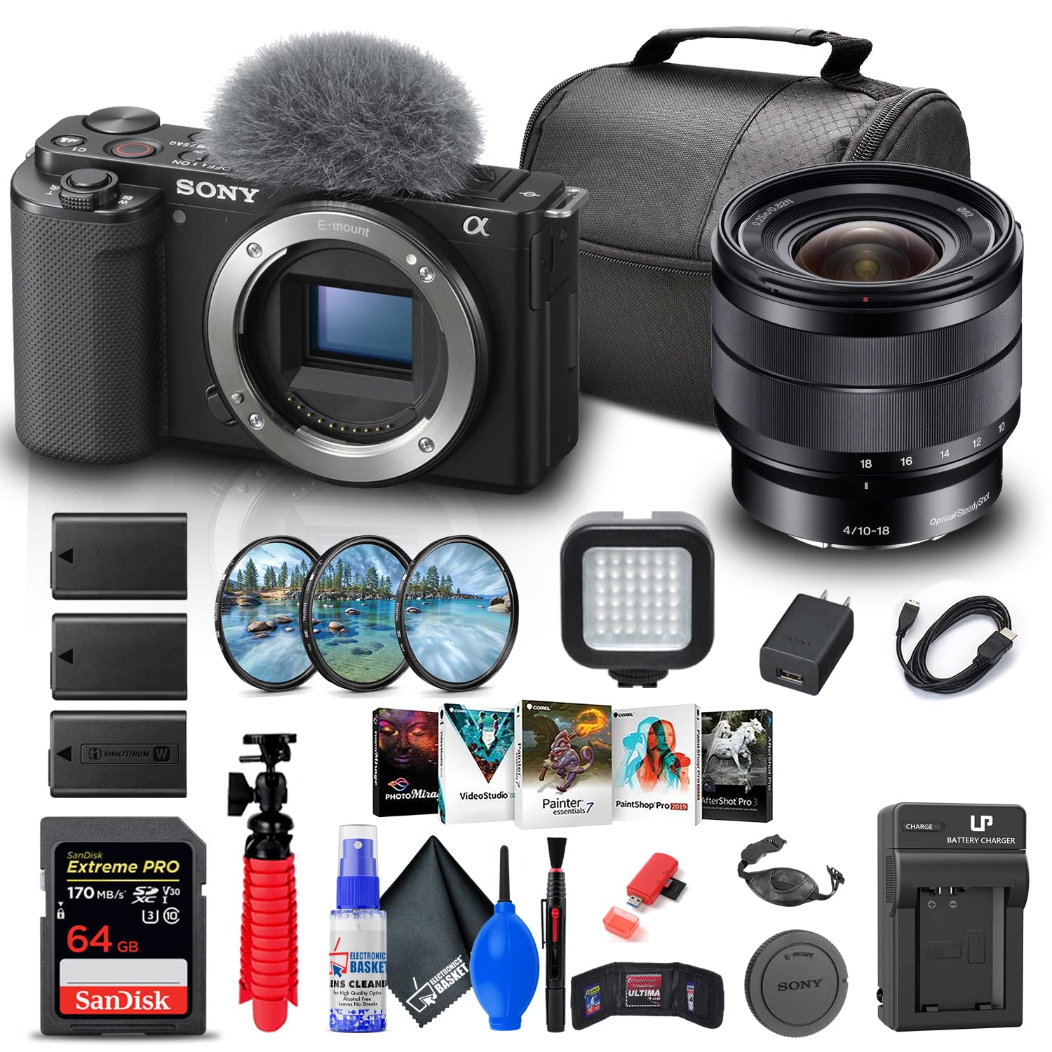 Amazon.com : Sony ZV-E10 Mirrorless Camera (Body Only, Black