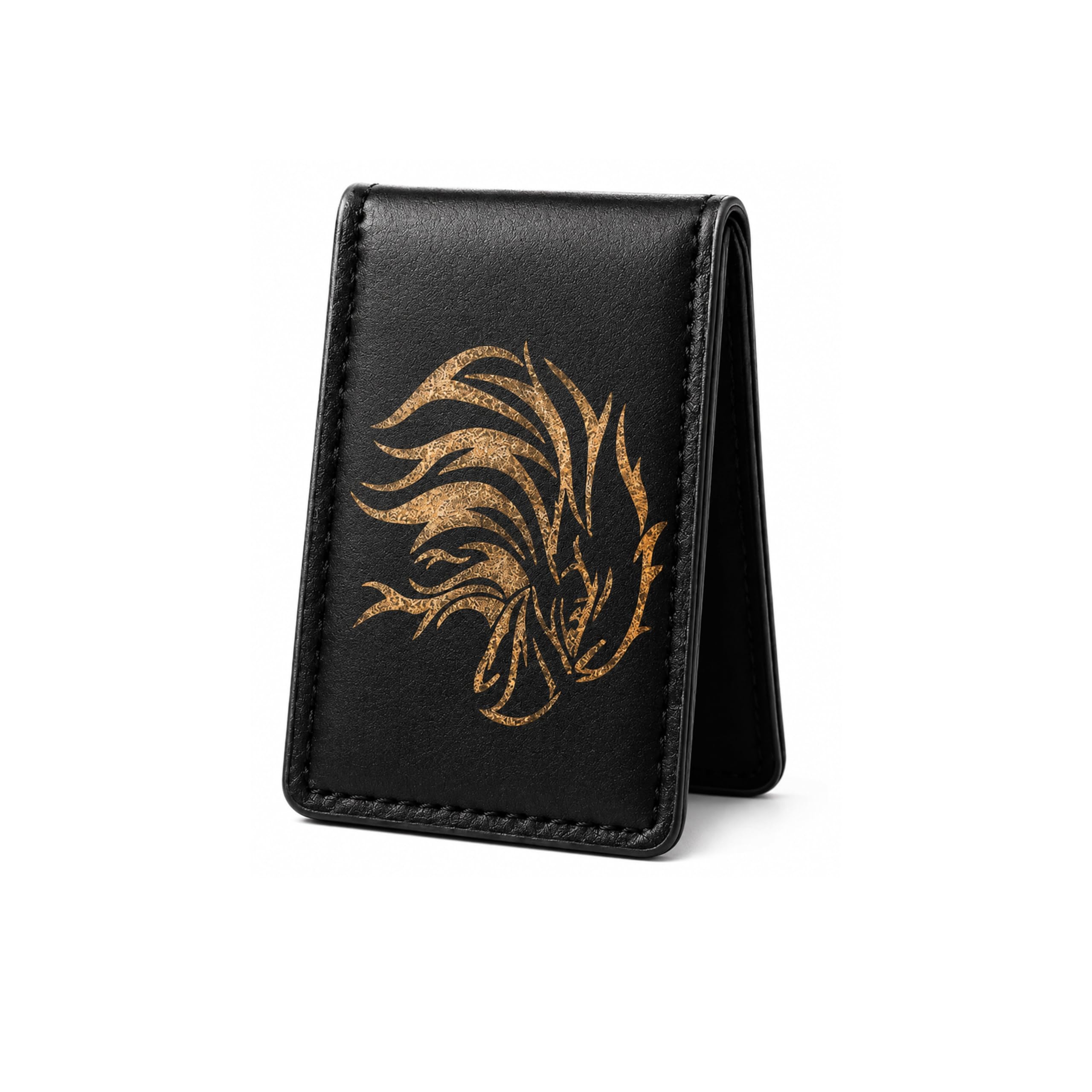 LB LEATHERBOSS Men's New Leather Strong Magnetic Money Clip (Eagle)