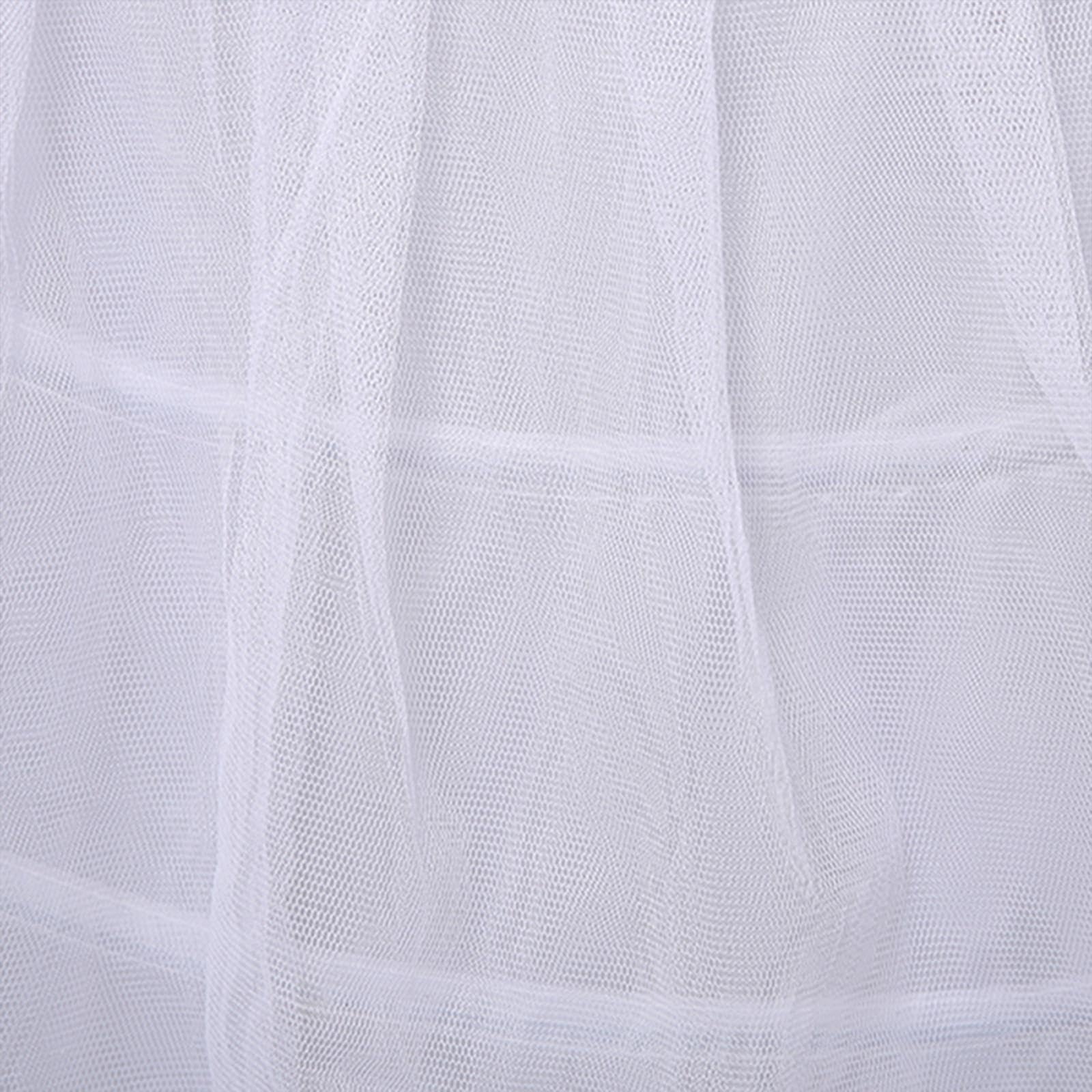 Jojomis Crinoline Punto Bianco per Vestiti | Tessuto resistente, struttura a cerchio, forma perfetta