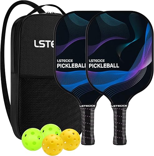 USAPA - Palas de pickleball estándar, juego de 4 o 2 raquetas, juego de pickleball con 4 bolas de pickelball, 1 bolsa de pickelball, juego de disponible en Yaxa El Salvador