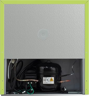 Frigidaire EFR115-GREEN 1.6 Cu Ft Compact Fridge for Office, Dorm Room, Mancave or RV, Green