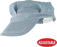 Vista 4 de Sombrero de ingeniero de tren - Azul