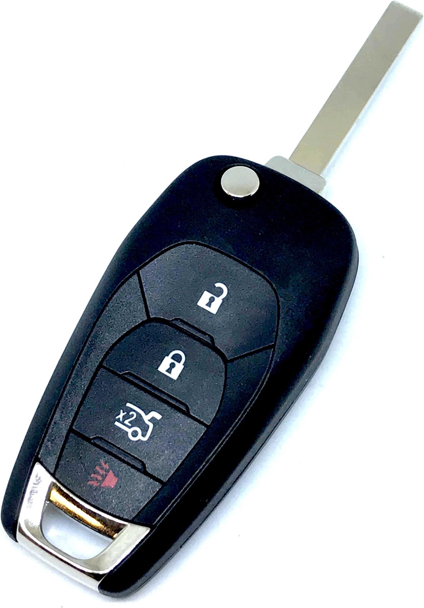 REMOTE STORE Bundle 4 Button Chevrolet Flipkey & Duracell Battery LXP-T004