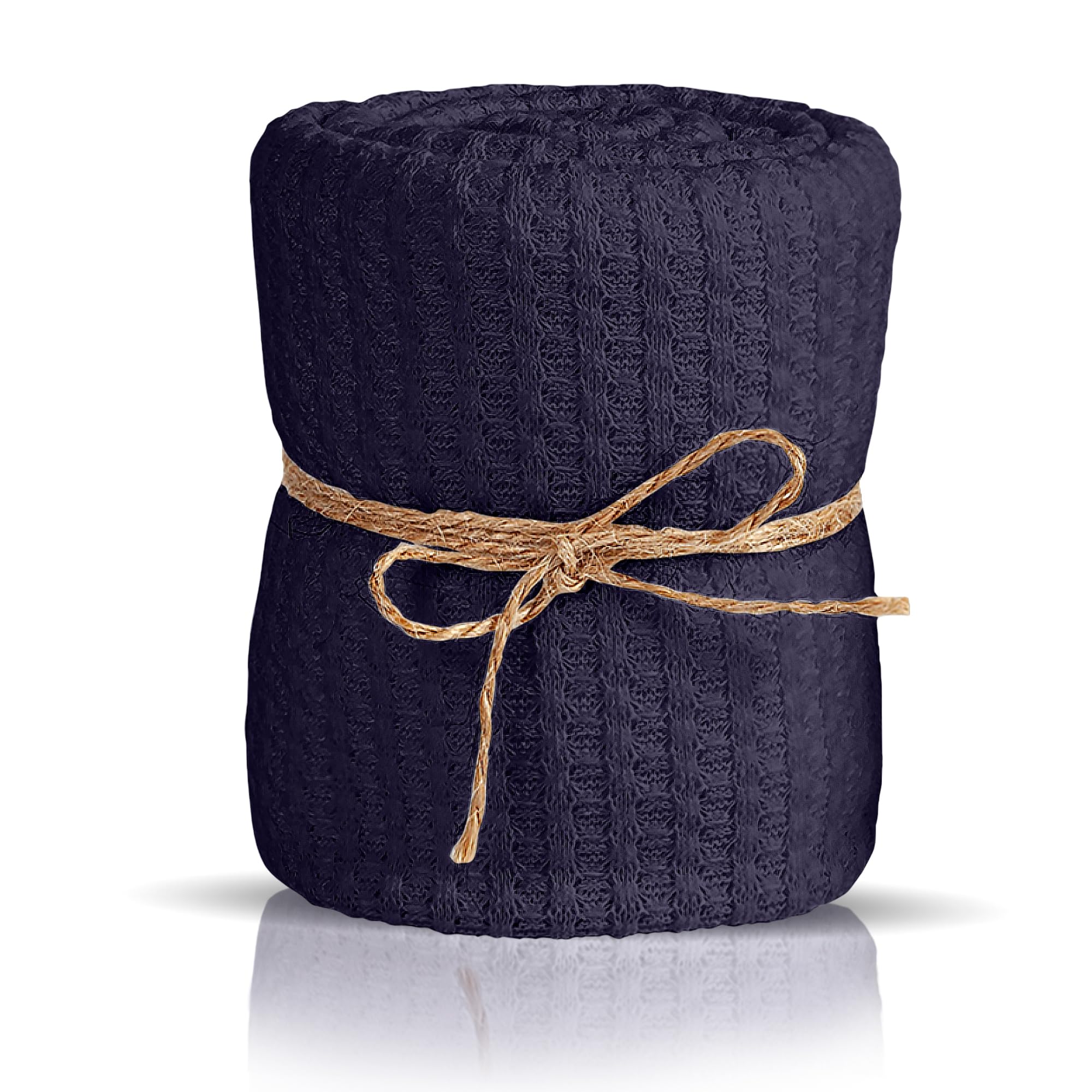 Twinkle Nest Baby Wrap: Newborn Photography Prop - Swaddle Wrap & Receiving Blanket. Boy or Girl Baby Photo Gift (Navy)