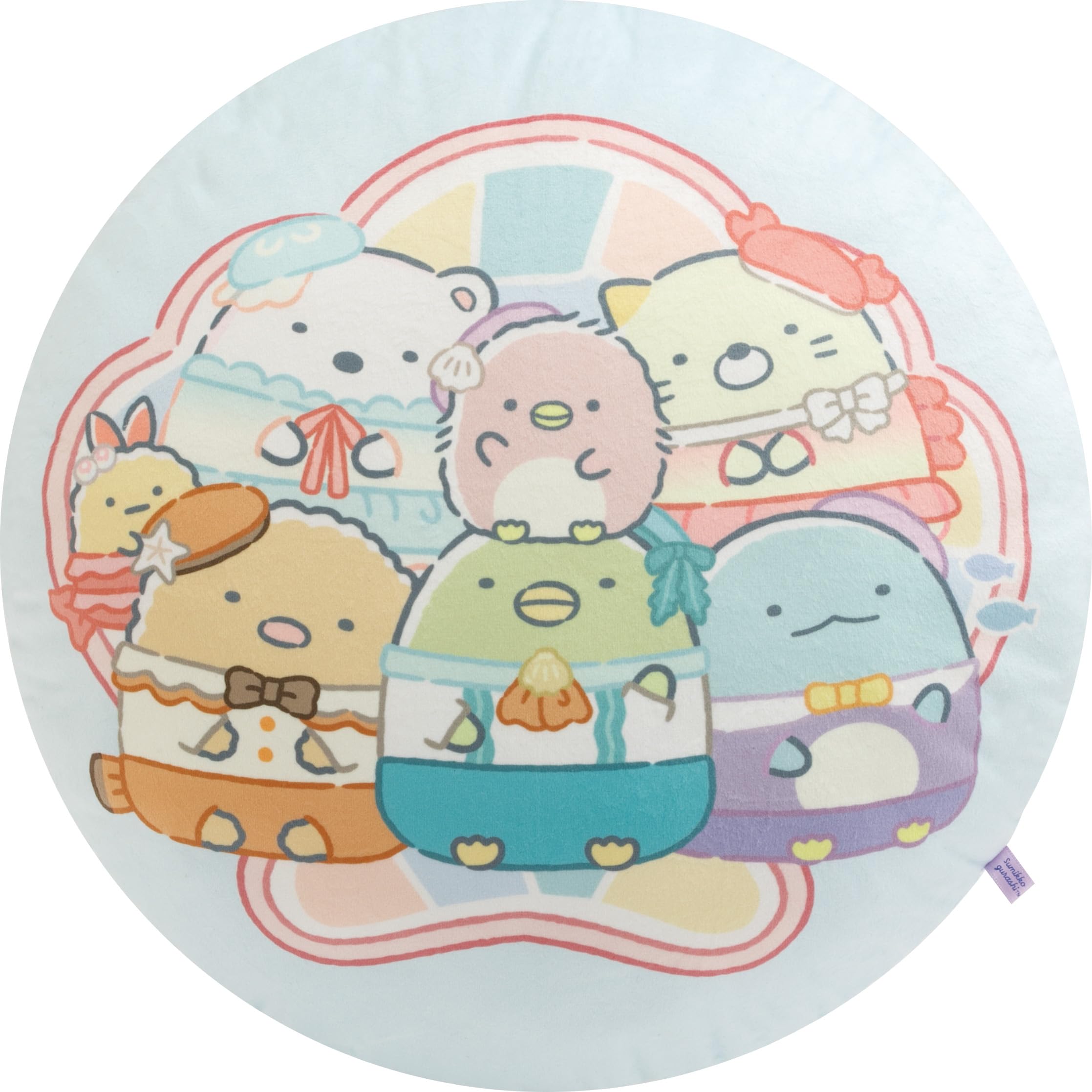 Amazon.co.jp: MV22301 すみっコぐらし ぺんぎんラグーン クッション