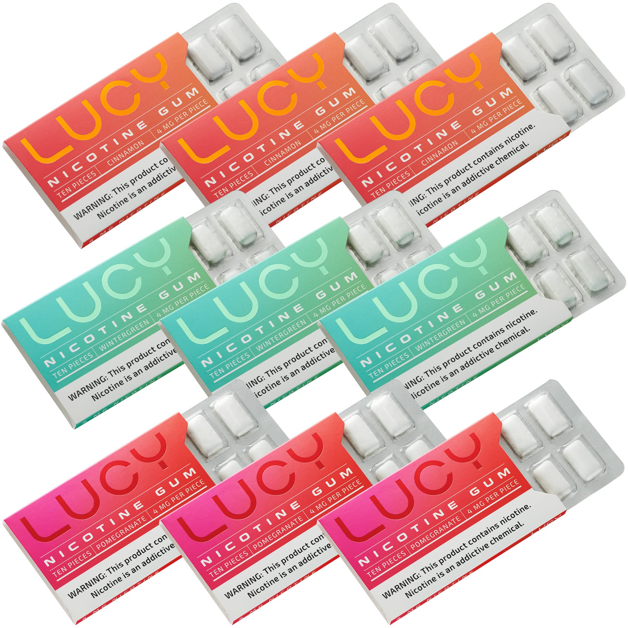Buy Lucy Gum 4mg, 90 Count [Variety Pack], Alternative High Purity