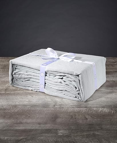 Miniatura 6 de Delilah Home Sustainable Living Sábanas de cáñamo 100% orgánico, tamaño individual XL, certificadas por GOTS y Vegan.org, fabricadas con orgullo en