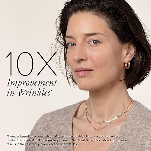 Miniatura 2 de Serovital Glow Sticks Polvo antienvejecimiento, mejora las arrugas en 30 días, aumenta la hidratación de la piel + elasticidad en 14 días*Ceramidas,