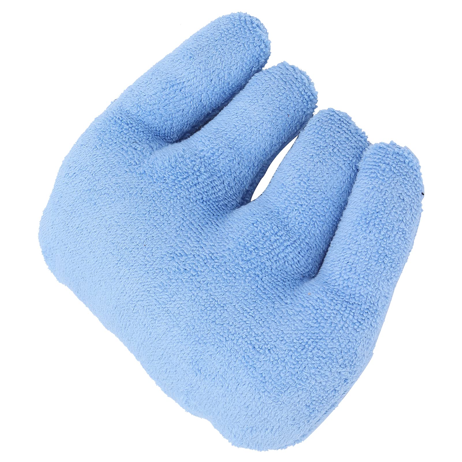 Fyearfly Coussin De Contracture des Doigts, Coussin De Contracture de la Main, Poignées De Paume, Dispositif D'entraînement De Rééducation de doigts, Séparateur De Doigts Pour L'entraînement (bleu)