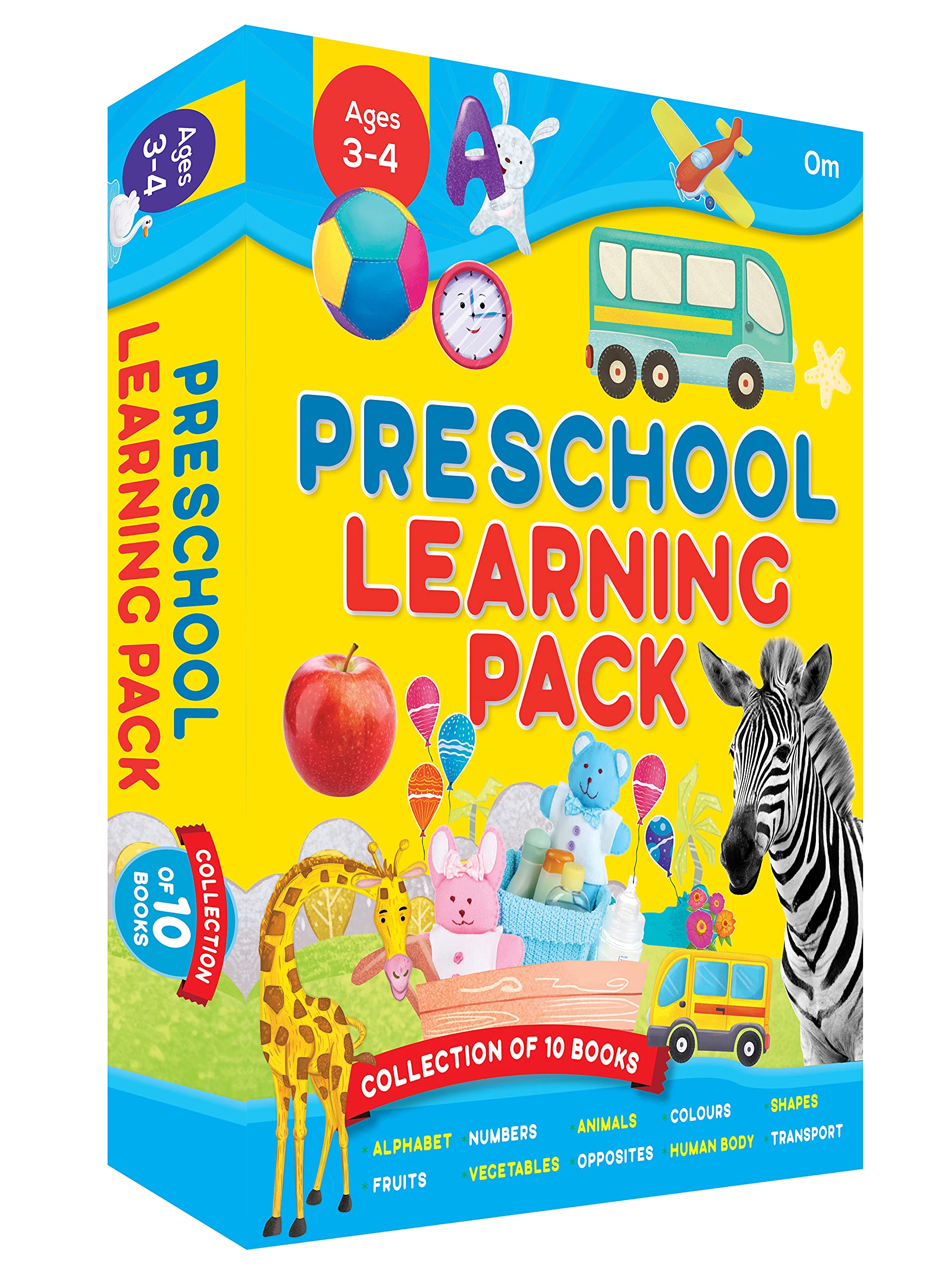 Activity Book : Preschool Learning Pack : Collection of 10 Activity Books